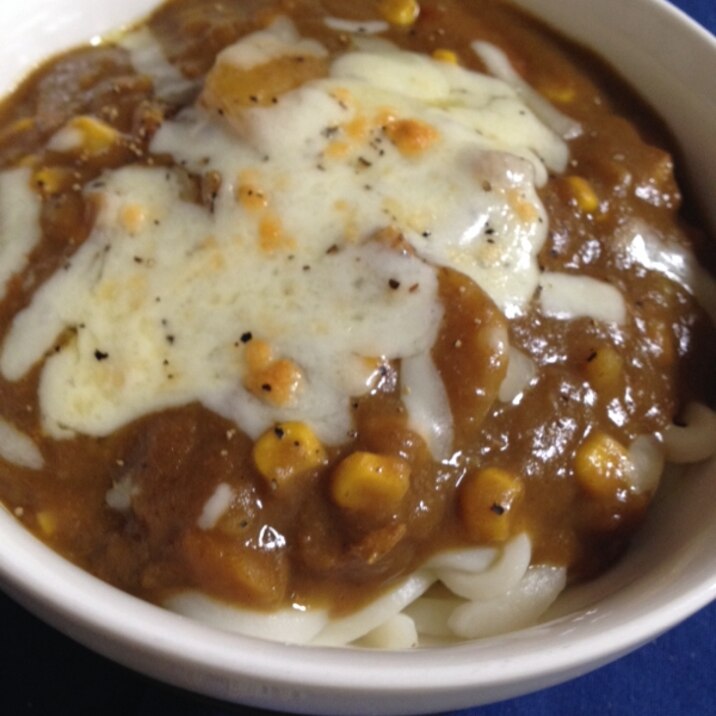 カレーチーズうどん